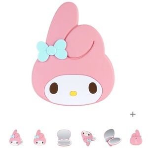 COMPACT LED MY MELODY-KUROMII -HELLO KITTY BOW MIRRORS